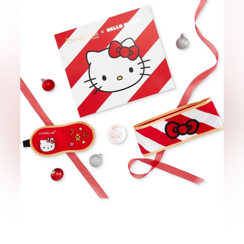 The Crème Shop X Hello Kitty Hello Holidays 3 Pcs Spa Set